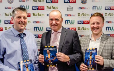 WPG are the official printers for Shrewsbury Town Football Club programme