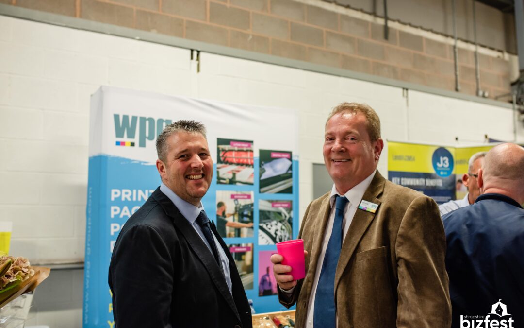WPG named the official printing sponsor of Shropshire Bizfest 2019