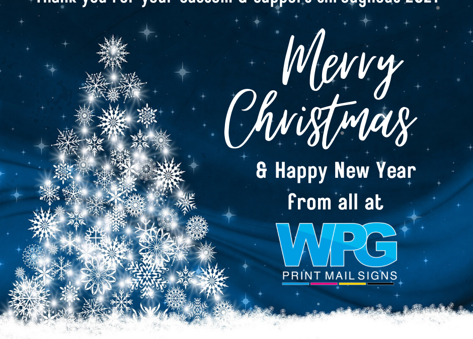 Christmas Information from WPG Ltd.