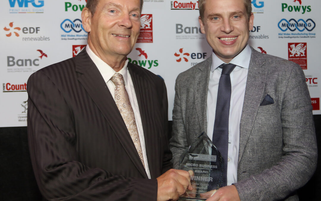 WPG Provide Event Marketing Materials for Powys Business Awards