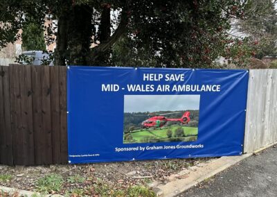 Graham-Jones-Groundworks-air-ambulance-banner-printing