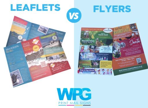 What’s the difference between leaflets and flyers?