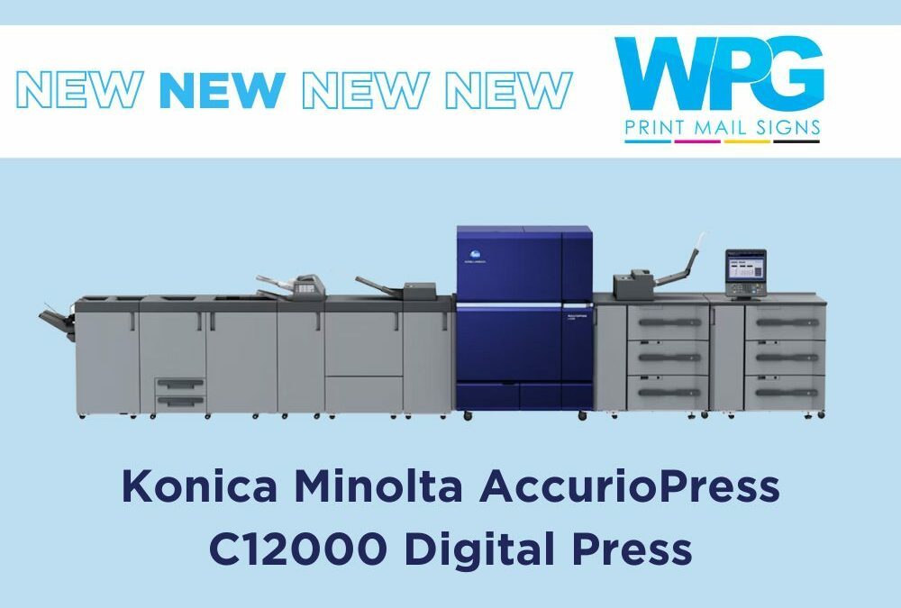 New AccurioPress C12000 Digital Printer