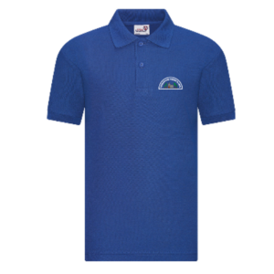 Kids Polo Blue Embroidered