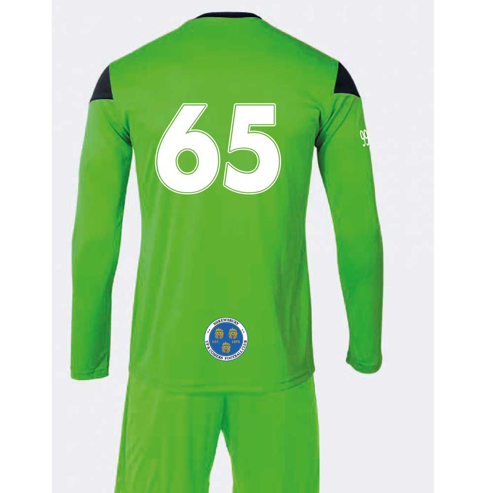 Shrewsbury 99ers Phoenix GK Set Green Back
