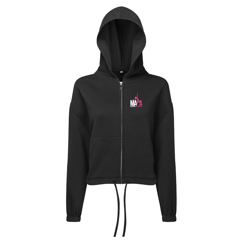 TR601_TriDri Recycled Cropped Oversize Full Zip Hoodie Womens Front TR601_TriDri Recycled Cropped Oversize Full Zip Hoodie Womens Front